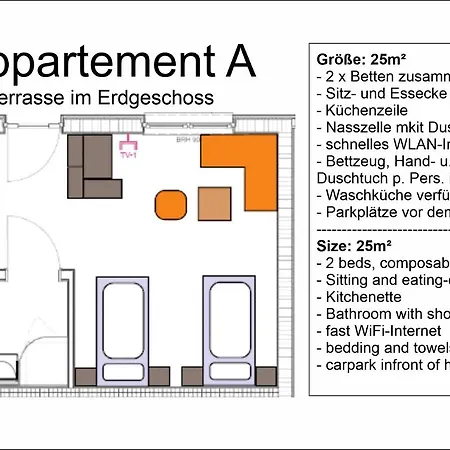 Ξενοδοχείο με διαμερίσματα Appartementhaus 