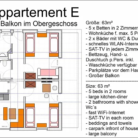 Ξενοδοχείο με διαμερίσματα Appartementhaus 